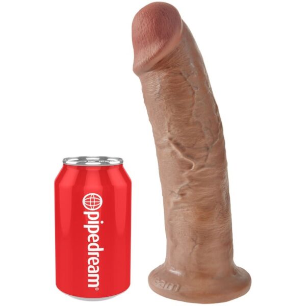 King Cock — Realistic Dildo, 24 cm, Caramel — Dildos — view 5