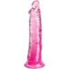 King Cock Clear — Realistic Dildo, 19.7 cm, Pink — Dildos