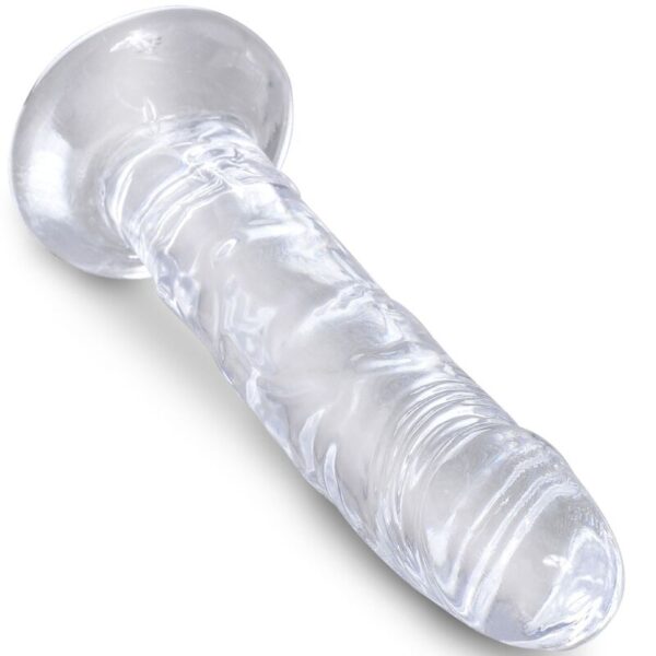 King Cock Clear — Realistic Dildo, 15.5 cm — Dildos — view 3