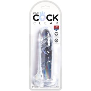 King Cock Clear — Realistic Dildo, 15.5 cm — Dildos — view 4