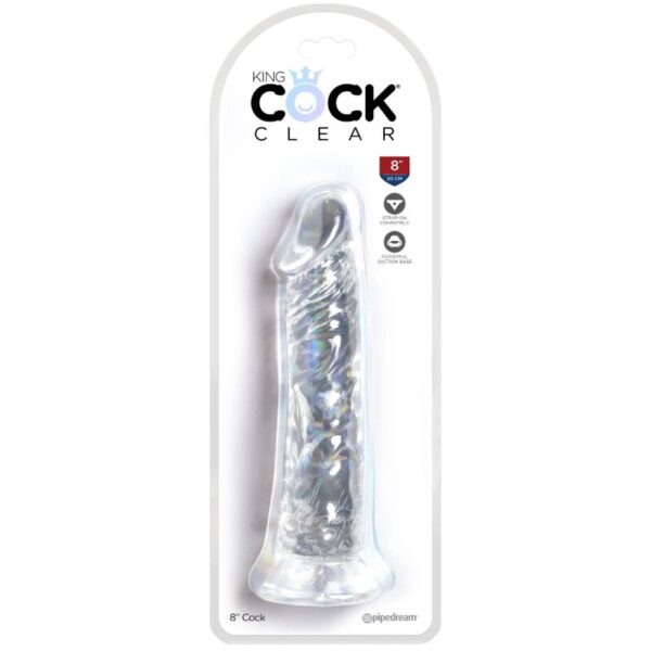 King Cock Clear — Realistic Dildo, 19.7 cm — Dildos — view 4