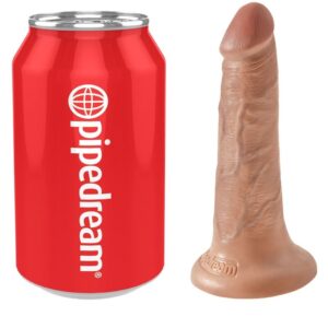 King Cock — Realistic Dildo, 12 cm, Caramel — Dildos — view 3