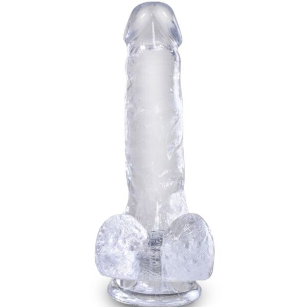 King Cock Clear with Balls — Realistic Dildo, 13.5 cm — Dildos — view 5