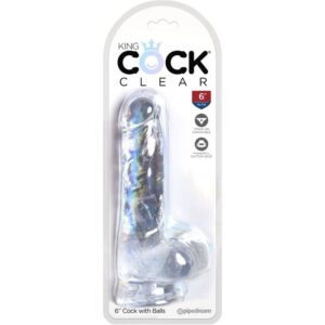 King Cock Clear with Balls — Realistic Dildo, 13.5 cm — Dildos — view 4