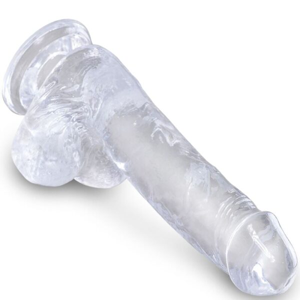 King Cock Clear with Balls — Realistic Dildo, 13.5 cm — Dildos — view 3