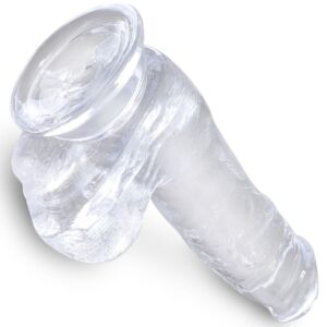 King Cock Clear with Balls — Realistic Dildo, 13.5 cm — Dildos — view 2