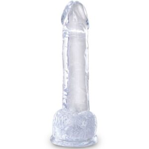 King Cock Clear with Balls — Realistic Dildo, 15.2 cm — Dildos — view 2
