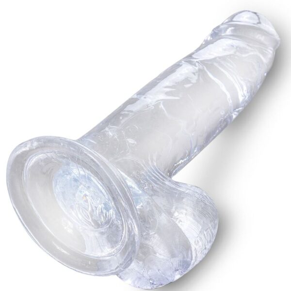 King Cock Clear with Balls — Realistic Dildo, 15.2 cm — Dildos — view 4