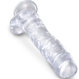 King Cock Clear with Balls — Realistic Dildo, 16.5 cm — Dildos — view 3