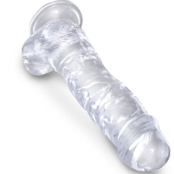King Cock Clear with Balls — Realistic Dildo, 16.5 cm — Dildos — view 3