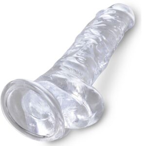 King Cock Clear with Balls — Realistic Dildo, 16.5 cm — Dildos — view 4