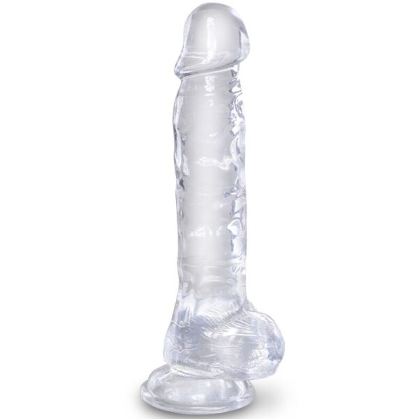 King Cock Clear with Balls — Realistic Dildo, 16.5 cm — Dildos