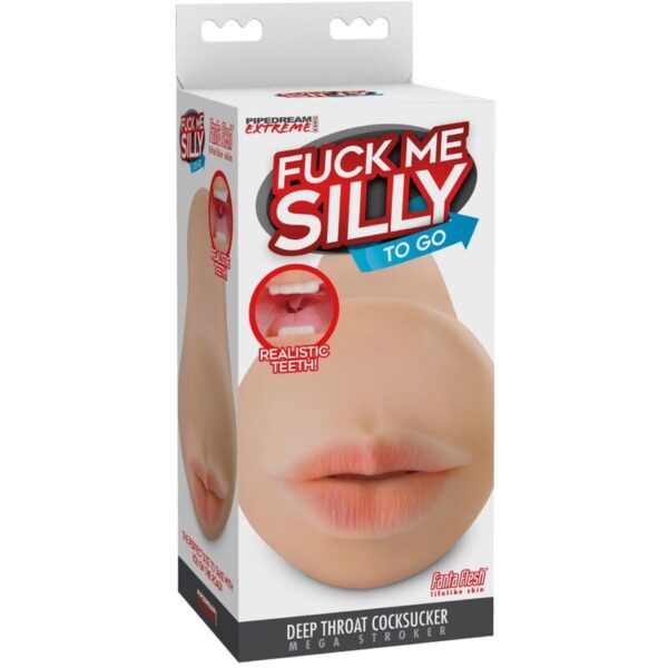 PDX Extreme Fuck Me Silly To Go — Male Masturbator, Mouth — Textured Strokers — view 5