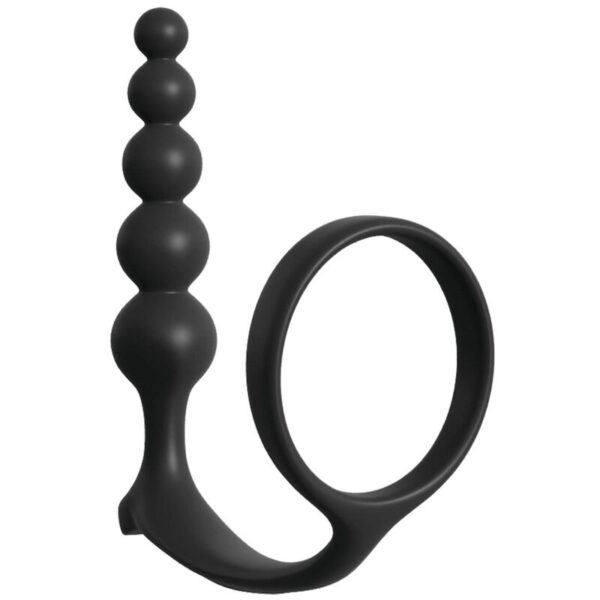 Anal Fantasy Elite Collection Ass-Gasm — Cock Ring, Beaded — Anal Beads — view 3
