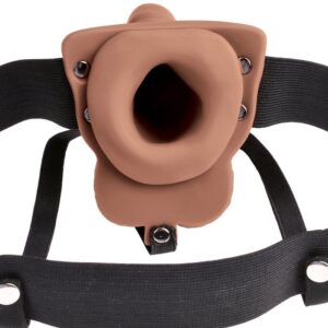 Fetish Fantasy Series — Vibrating Strap-On, Rechargeable, 15 cm — Hollow Strap-Ons