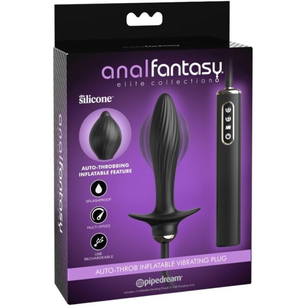 Anal Fantasy Elite Collection Auto-Throb — Inflatable Butt Plug — view 5