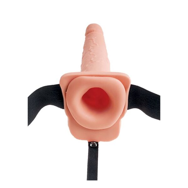Fetish Fantasy Series — Hollow Strap-On, 19 cm, Ejaculating — Hollow Strap-Ons — view 2