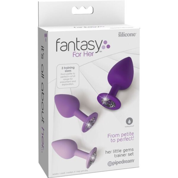 Fantasy for Her 3-Piece — Anal Training Kit, Violet — view 4