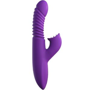 Fantasy for Her Ultimate — Thrusting Vibrator, Heated, Violet — Clitoral Stimulators