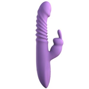 Fantasy for Her Rabbit — Thrusting Vibrator, Heated, Violet — Clitoral Stimulators