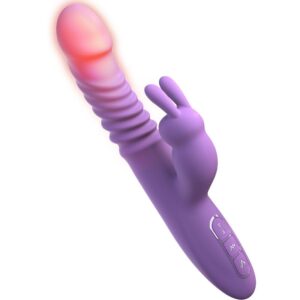 Fantasy for Her Rabbit — Thrusting Vibrator, Heated, Violet — Clitoral Stimulators — view 3