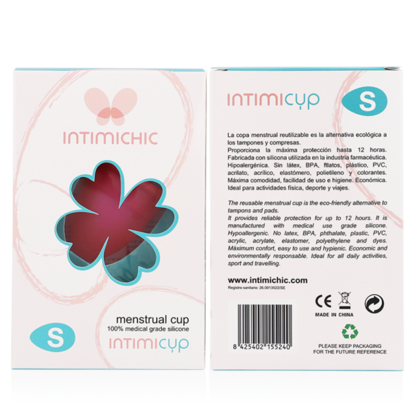Intimichic — Menstrual Cup, Silicone, Size S — Menstrual Cups — view 5