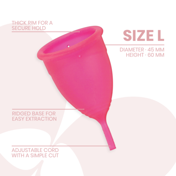 Intimichic — Menstrual Cup, Silicone, Size L — Menstrual Cups — view 3