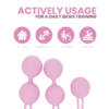 Intimichic Pelvis Health II — Kegel Weights, Silicone, Set of 3 — Kegel Balls & Ben Wa Balls
