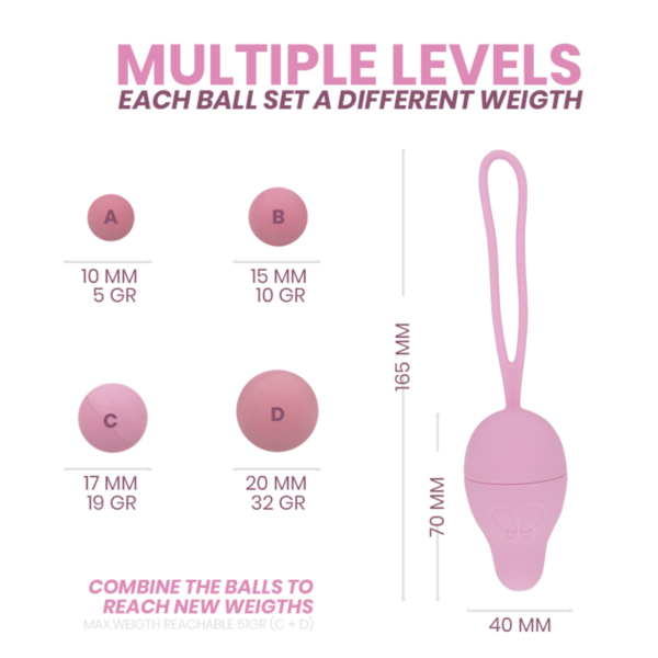 Intimichic Pelvis Health I 2.0 — Kegel Weights, Silicone — Kegel Balls & Ben Wa Balls — view 2