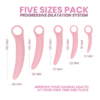 Intimichic — Vaginal Dilator Set, Silicone, 5 Pieces — Anal & Vaginal Dilators