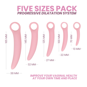 Intimichic — Vaginal Dilator Set, Silicone, 5 Pieces — Anal & Vaginal Dilators