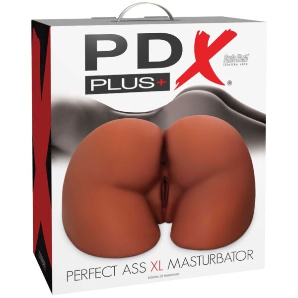 PDX Plus Perfect Ass XL — Male Masturbator, Brown — Manual Strokers — view 2