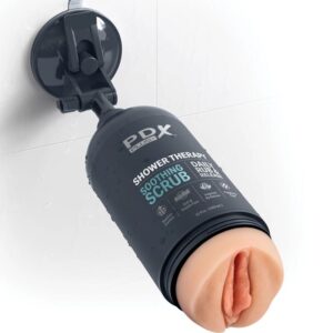 PDX Plus Shower Therapy — Male Masturbator, Soothing Scrub — Manual Strokers — view 3
