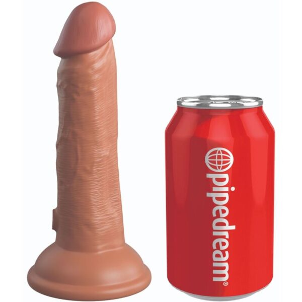 King Cock Elite — Realistic Dildo, Dual Density, 15.2 cm, Caramel — Dildos
