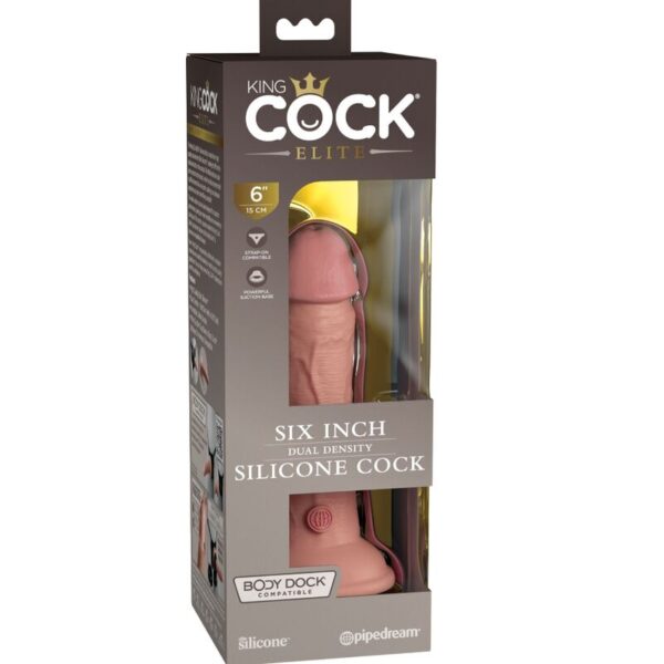 King Cock Elite — Realistic Dildo, Dual Density, 15.2 cm — Dildos — view 3