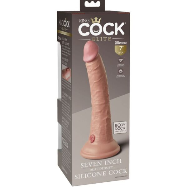 King Cock Elite — Realistic Dildo, Dual Density, 17.8 cm — Dildos — view 5