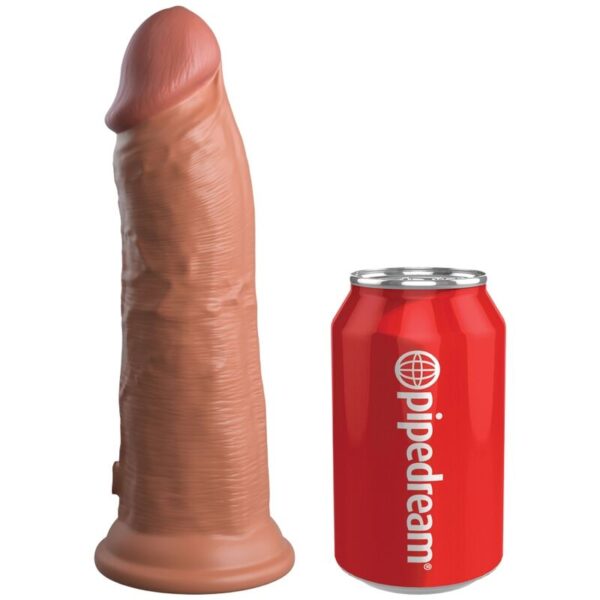 King Cock Elite — Realistic Dildo, Dual Density, 20.3 cm, Caramel — Dildos