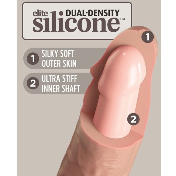 King Cock Elite — Realistic Dildo, Dual Density, 20.3 cm — Dildos — view 6