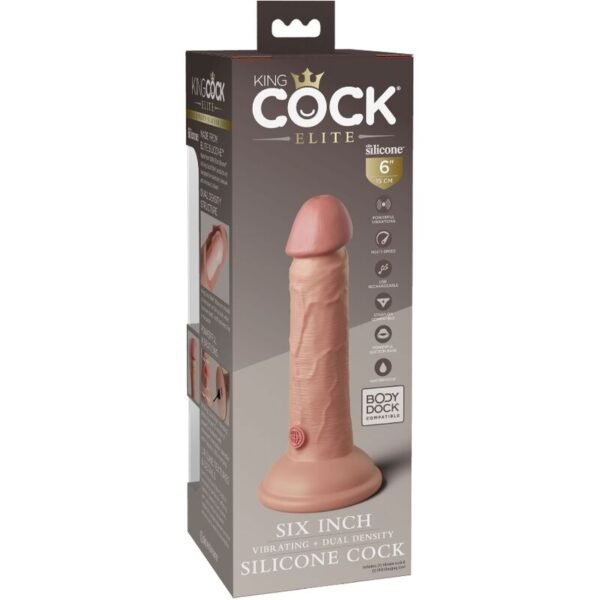 King Cock Elite — Realistic Vibrator, 15.2 cm — Realistic Vibrators — view 7