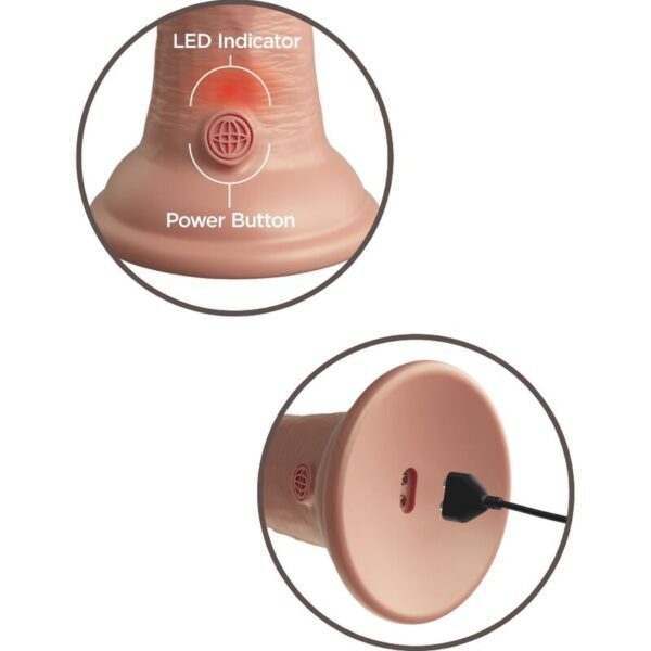 King Cock Elite — Realistic Vibrator, 20.3 cm — Realistic Vibrators — view 4