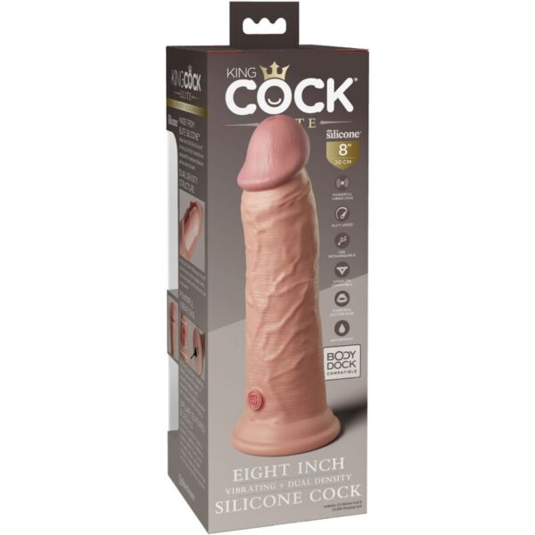 King Cock Elite — Realistic Vibrator, 20.3 cm — Realistic Vibrators — view 2