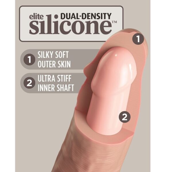 King Cock Elite — Realistic Vibrator, Remote Control, 23 cm — Realistic Vibrators — view 8