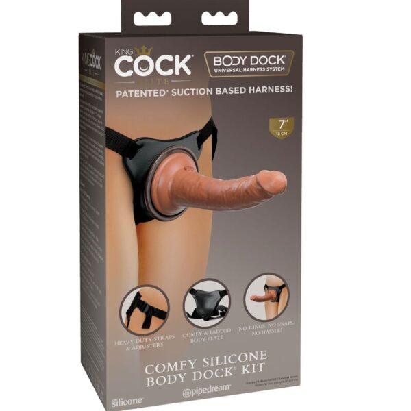 King Cock Elite Comfy — Strap-On, 17.8 cm — Non-Vibrating Harnesses — view 4