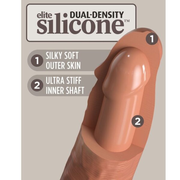 King Cock Elite Comfy — Strap-On, 17.8 cm — Non-Vibrating Harnesses — view 3