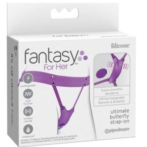 Fantasy for Her Ultimate Butterfly Strap-On — Wearable Vibrator — Clitoral Stimulators — view 2