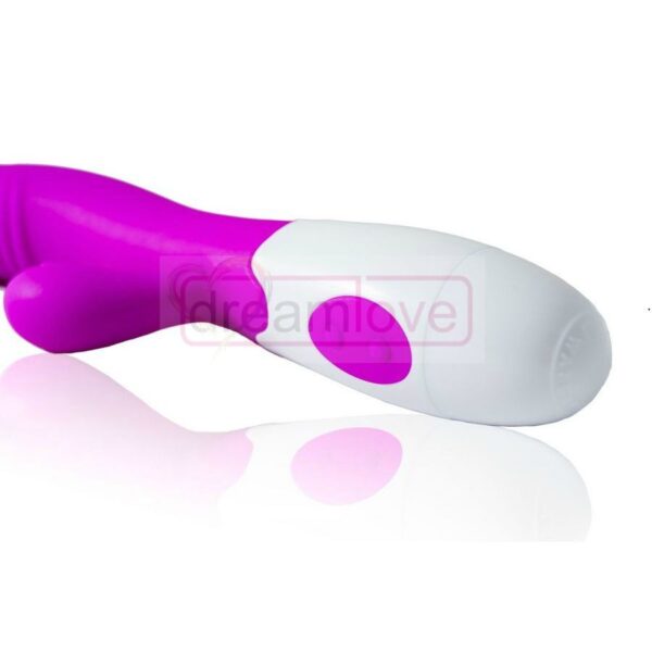 Pretty Love Flirtation Snappy — Rabbit Vibrator, Lilac and White — Clitoral Stimulators — view 11