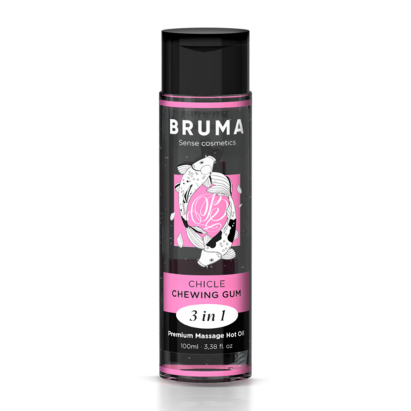 Bruma Premium 3 in 1 — Warming Massage Oil, 100 ml, Chewing Gum — Body Massage Oils — view 2