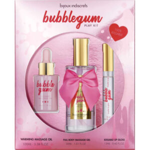 Bijoux Indiscrets Bubblegum Play — Couples Massage Kit — Massage Kits & Gift Sets