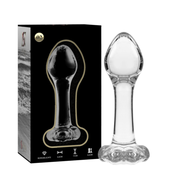 Nebula Series By Ibiza Model 2 — Glass Butt Plug, 11 cm — Anal — view 6
