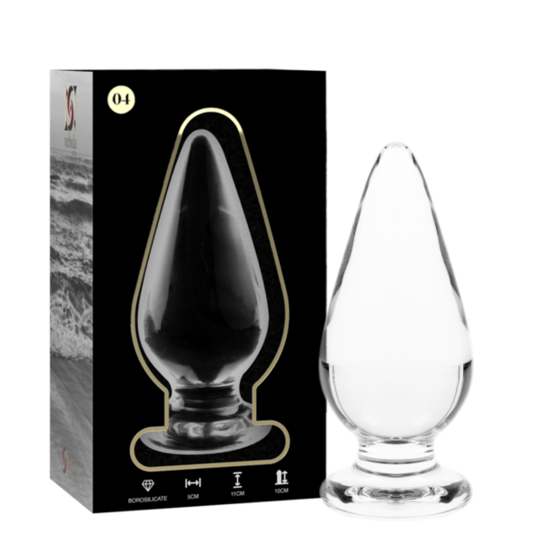 Nebula Series By Ibiza Model 4 — Glass Butt Plug, 11 cm — Anal — view 2
